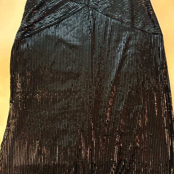 Tadashi Black Aquila Lace Sequin Gown NWT sz 16 - Picture 9 of 11